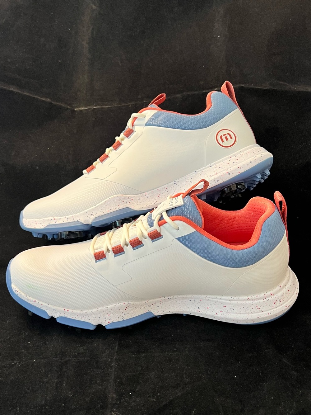 Travis Mathew The Ringer 2 Golf Shoes - White/Quiet Harbor NWOT M8